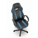 Кресло компьютерное HALMAR RAGNAR черный/голубой